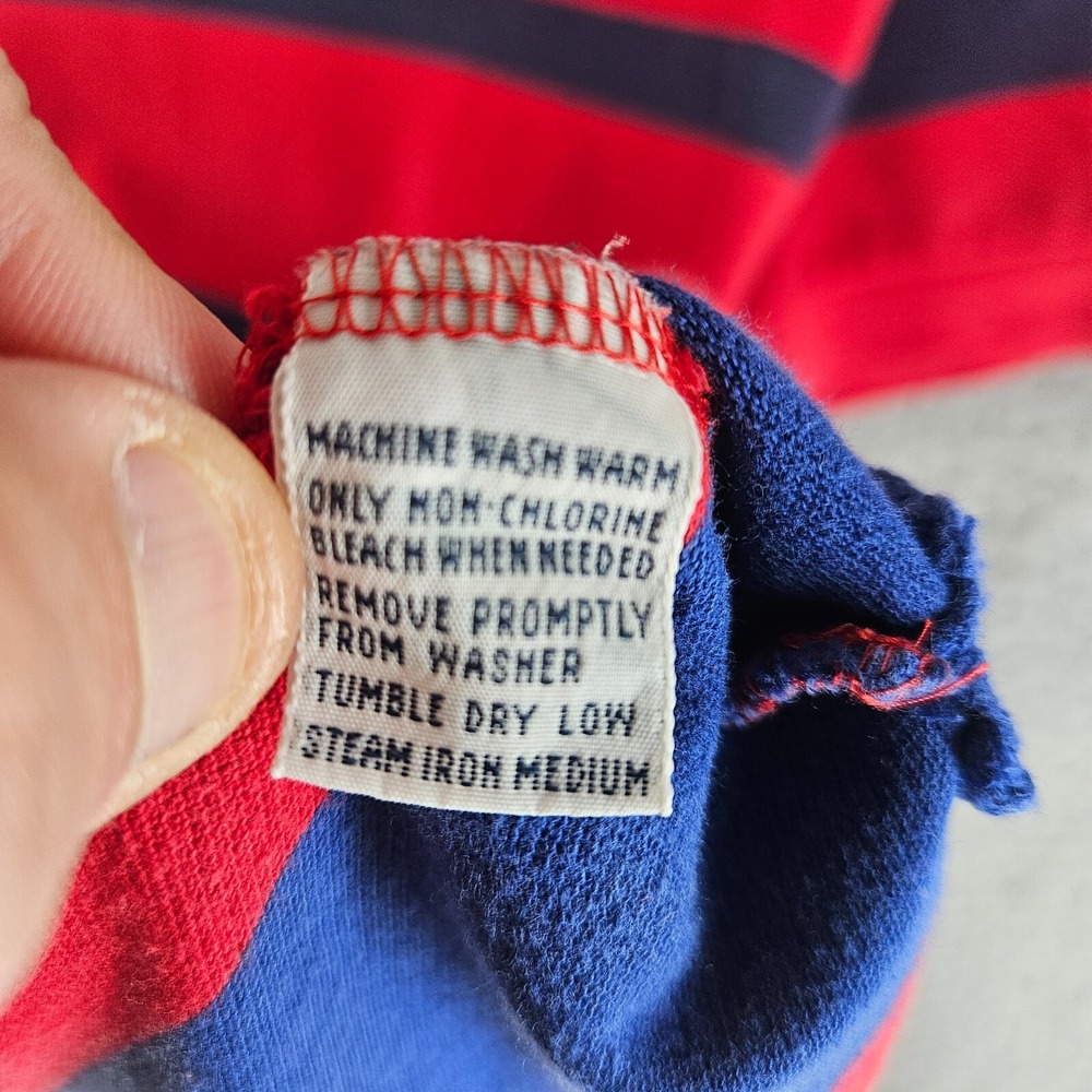Polo by Ralph Lauren Red and Blue Striped Shirt - Picture 4 of 9